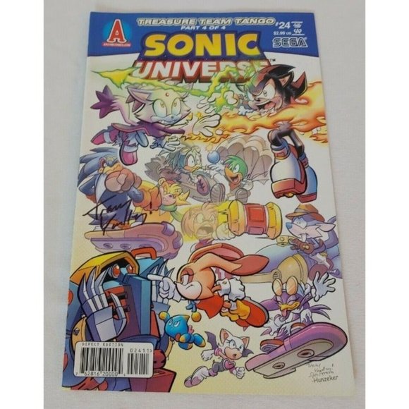 Sonic Universe #24, 2011, Archie Comics Treasure Team Tango 4 of 4, Signed Copy - Picture 2 of 9